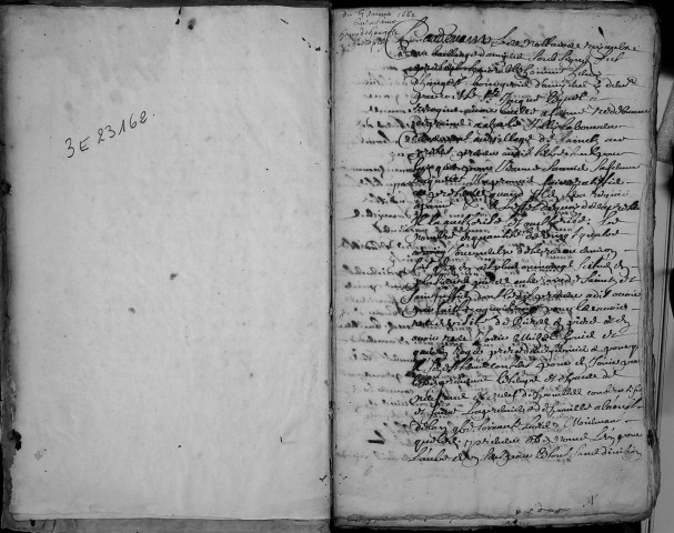 Etude de Me Antoine Perdu à Amiens (étude n°26). Minutes de l'année 1662