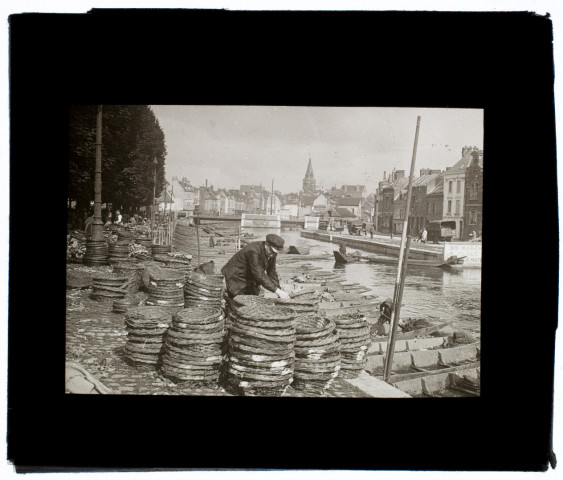 Amiens - marché aux légumes - 1932