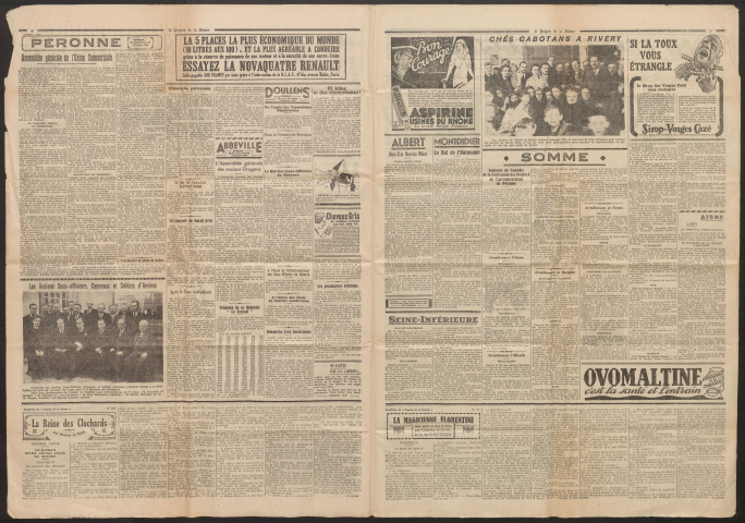 Le Progrès de la Somme, numéro 21348, 28 février 1938