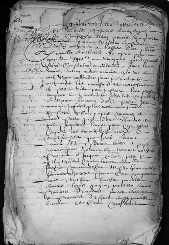 Etude de Me Antoine Ricard à Amiens (étude n°25). Minutes de l'année 1661