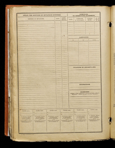 Inconnu, classe 1917, matricule n° 211, Bureau de recrutement d'Amiens