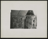 Soissons. Coupe et toitures de la nef vue prise de la Tour Nord de la cathédrale Saint-Gervais-et-Saint-Protais