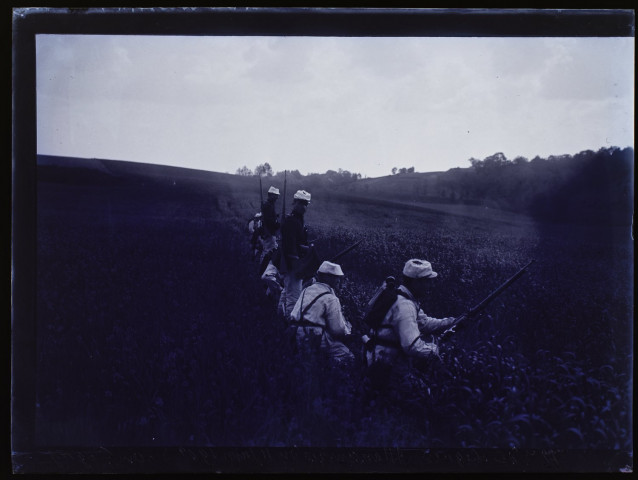 72e de ligne manoeuvre du 11 juin 1902 près de Cagny