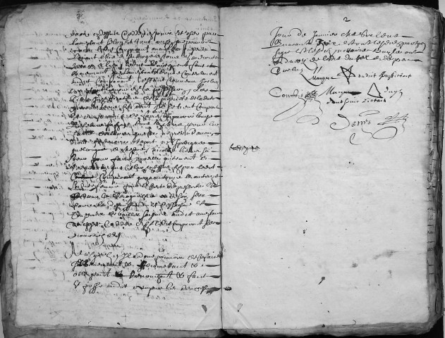 Etude de Me Jean Denis à Amiens (étude n°21). Minutes de l'année 1643