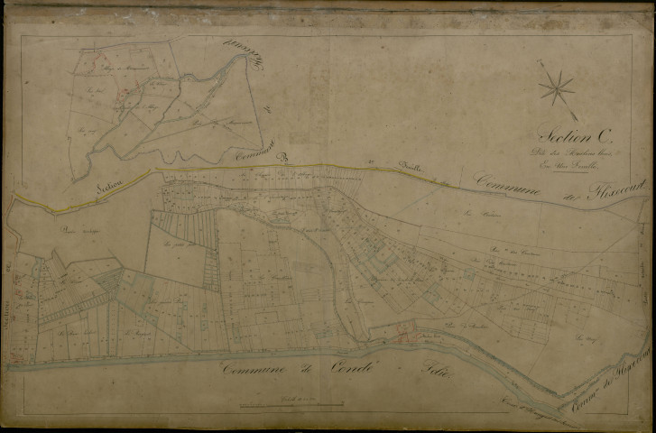 Plan du cadastre napoléonien - Etoile (L') : Moulins Bleus (Les), C