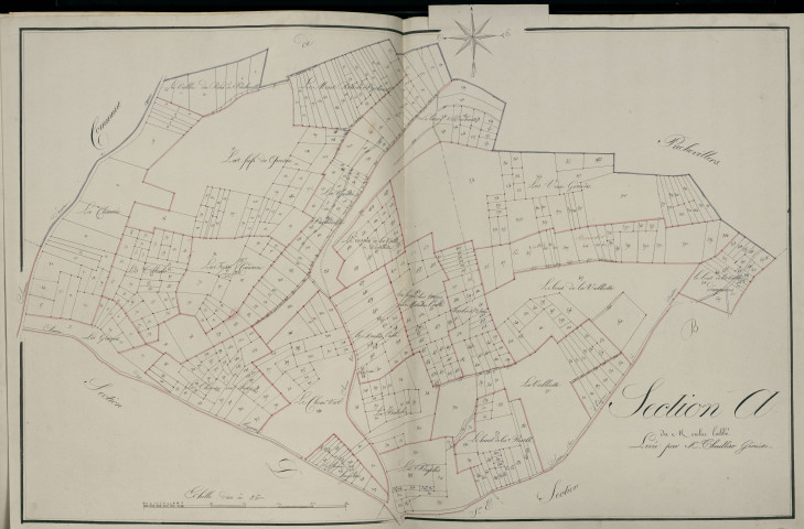 Plan du cadastre napoléonien - Atlas cantonal - Herissart : Moulin L'Abbé (Le), A