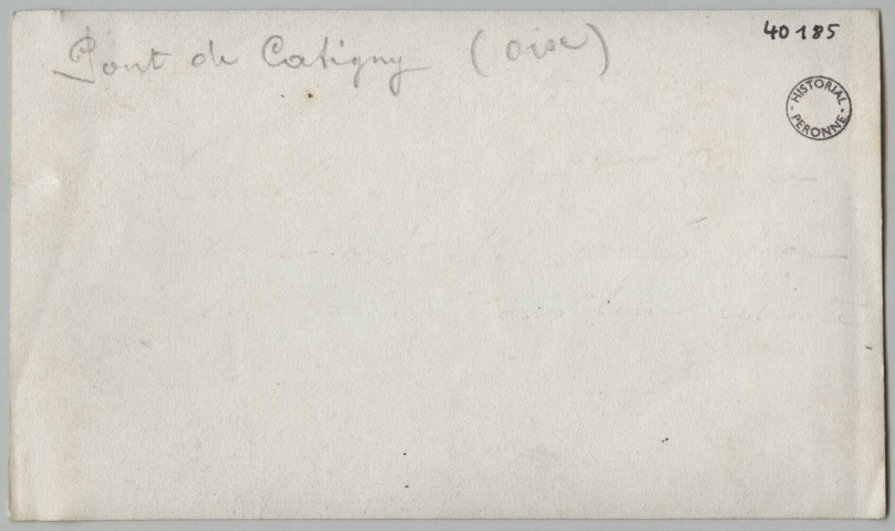 PONT DE CATIGNY (OISE)