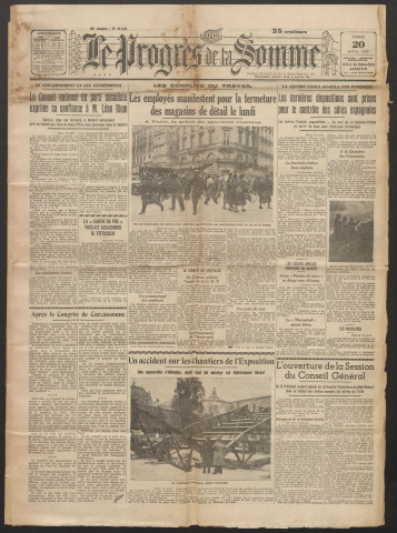 Le Progrès de la Somme, numéro 21041, 20 avril 1937
