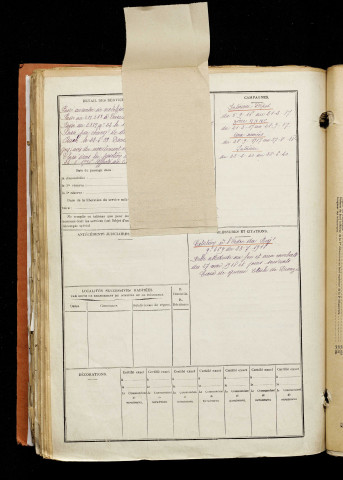 Soulas, Léonce Ernest, né le 07 novembre 1897 à Villers-Campsart (Somme), classe 1917, matricule n° 203, Bureau de recrutement d'Amiens
