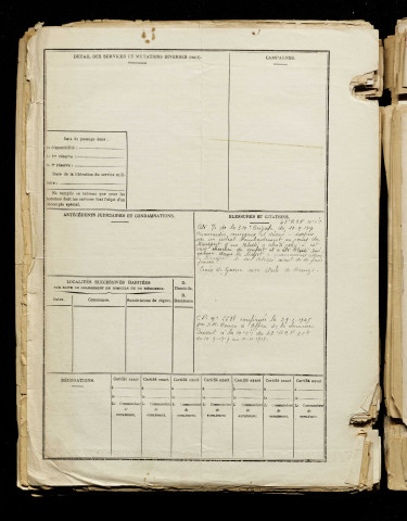 Horville, Louis Arthur Jacob, né le 25 juillet 1889 à Rue (Somme), classe 1909, matricule n° 839, Bureau de recrutement d'Abbeville