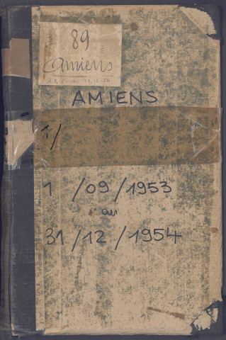 Table des successions et absences du bureau d'Amiens