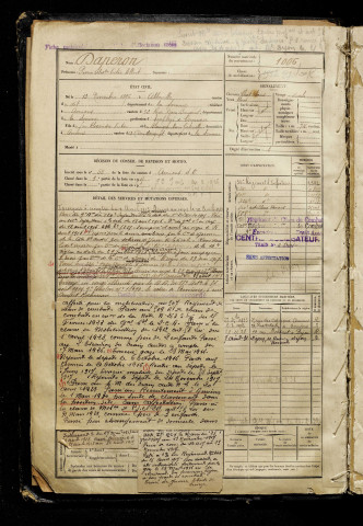 Daperon, Pierre Alexandre Victor Albert, né le 13 novembre 1896 à Abbeville (Somme), classe 1916, matricule n° 1006, Bureau de recrutement d'Amiens