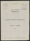 Liste électorale : Etricourt-Manancourt, Section de Manancourt