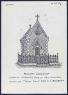 Heucourt-Croquoison : chapelle funéraire au vieux cimetière autour de l'église Saint-Martin d'Heucourt - (Reproduction interdite sans autorisation - © Claude Piette)