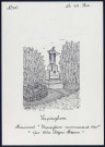 Capinghem (Nord) : monument « Capinghem reconnaissant 1945 » - (Reproduction interdite sans autorisation - © Claude Piette)