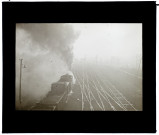 A la gare de Longueau brouillard - octobre 1931