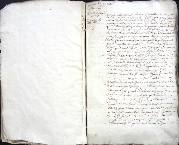 Etude de Me Pierre Trencart à Amiens (étude n°9). Minutes des années 1646-1647