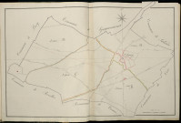 Plan du cadastre napoléonien - Atlas cantonal - Clairy-Saulchoix (Clairy) : tableau d'assemblage