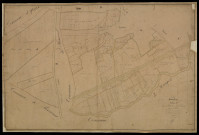 Plan du cadastre napoléonien - Bourdon : Hauts Prés (Les) ; Cavins (Les), A et partie de B
