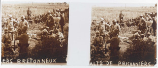 Villers-Bretonneux, halte de prisonniers