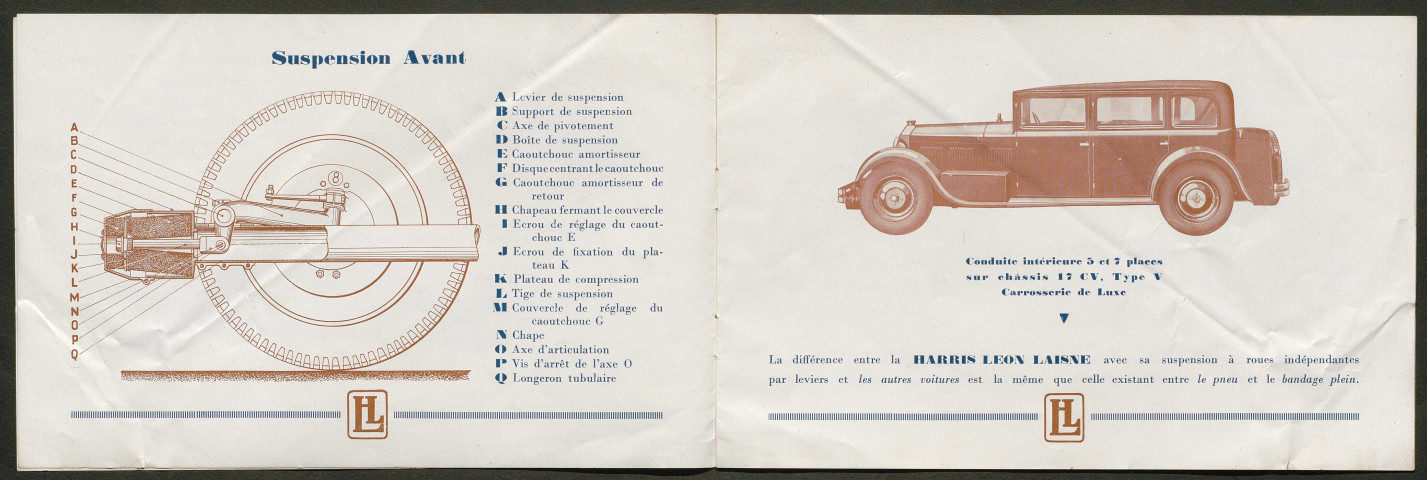 Publicités automobiles : Harris Léon Laisne