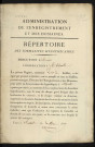 Répertoire des formalités hypothécaires, du 09/08/1817 au 09/10/1817, registre n° 092 (Abbeville)