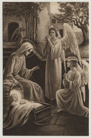 La Vierge, l'Enfant Jésus et les Anges