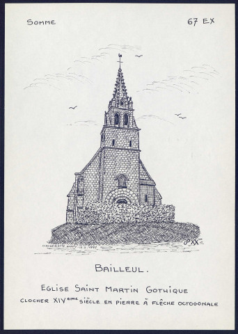Bailleul : église Saint-Martin gothique - (Reproduction interdite sans autorisation - © Claude Piette)
