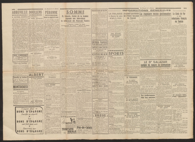 Le Progrès de la Somme, numéro 22957, 29 avril 1943