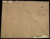 Plan du cadastre napoléonien - Bettencourt-Riviere (Bettencourt) : Vallée des Seux (La), C