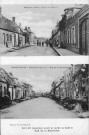 Rollot (Somme) avant et après le guerre - Rue de la Madeleine