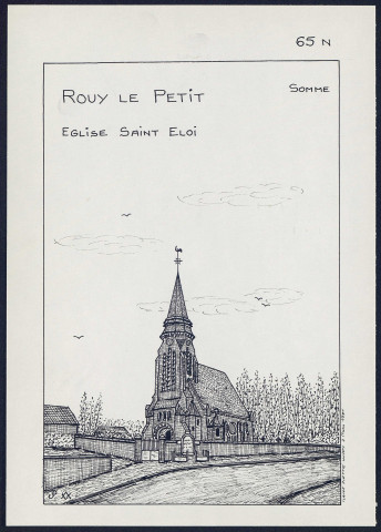 Rouy-le-Petit : église Saint-Eloi - (Reproduction interdite sans autorisation - © Claude Piette)