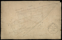 Plan du cadastre napoléonien - Bacouel-sur-Selle (Bacouel) : Mont d'heilly (Le), A2