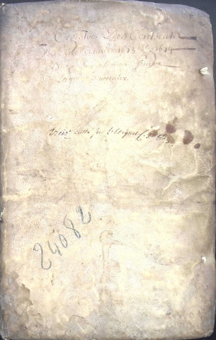 Etude de Me Pierre Lagrene à Amiens (étude n°4). Minutes des années 1673-1674