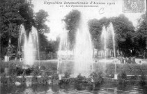 Exposition Internationale d'Amiens 1906. Les Fontaines Lumineuses