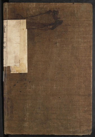 Maison d'arrêt d'Amiens. Arrêt. Registre d'écrou : numéros 1 à 707. 16 mars 1857 - 16 avril 1858