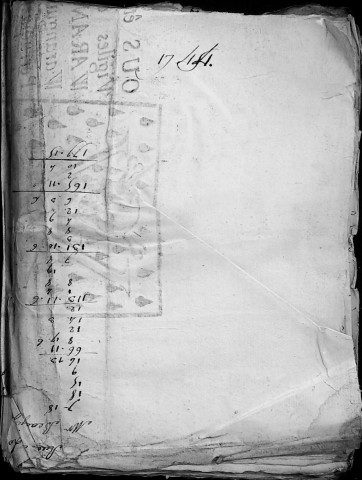 Etude de Me François Henin à Amiens (étude n°3). Minutes de l'année 1744