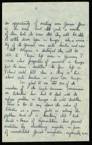 Lt R. Goldwater RA, RA Mess MUTTRA, India Command, 23 Dec. 45 : lettre de Raymond Goldwater à son frère Stan