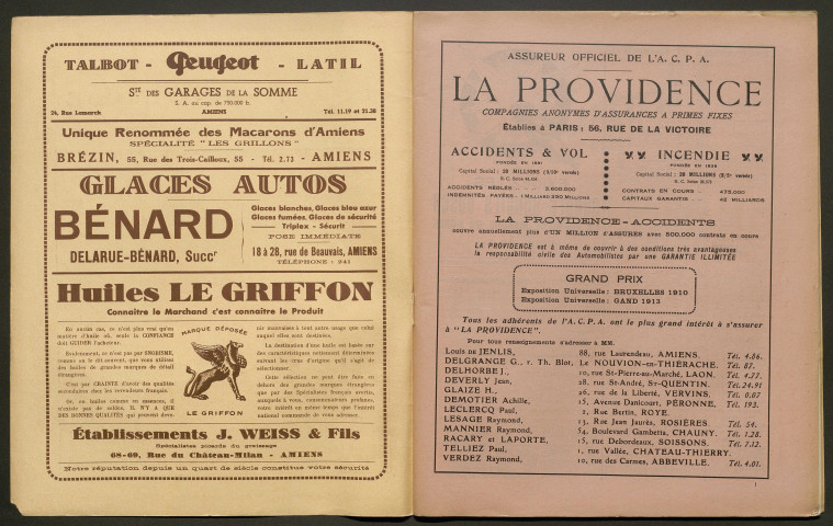 L'Automobile au Pays Picard. Revue mensuelle de l'Automobile-Club de Picardie et de l'Aisne, 298, juillet 1936