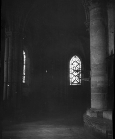 Caen. Vue intérieure de l'église Saint Etienne de Caen