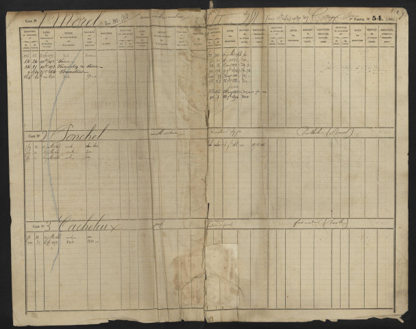 Répertoire des formalités hypothécaires, du 12/07/1864 au 6/10/1864, registre n° 250 (Abbeville)