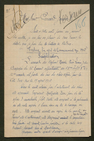 Témoignage de Nauche, Pierre Léonce (Caporal) et correspondance avec Jacques Péricard