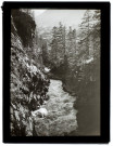 Gorges du Gorner vue prise dans le haut - juillet 1903
