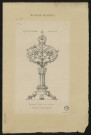 Nicolas Blasset PL. XL.11. Eglise Saint-Germain d'Amiens. Ancien lutrin en cuivre (d'après le dessin original)