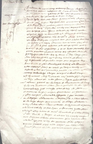 Etude de Me Antoine Ricard à Amiens (étude n°25). Minutes de l'année 1673