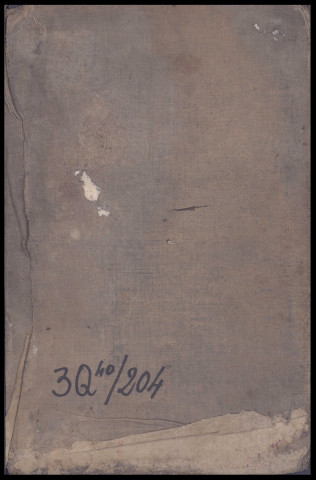 Table des successions et absences du bureau de Nouvion