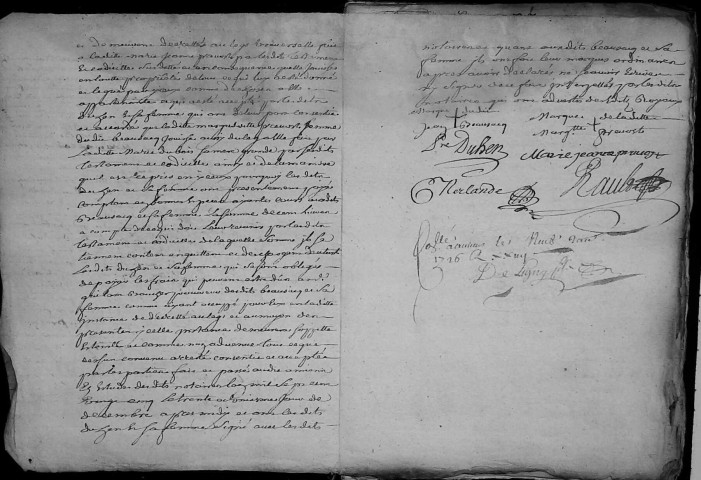 Etude de Me Grégoire Rault à Amiens (étude n°21). Minutes de l'année 1725