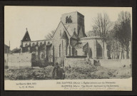 LA GUERRE 1914-1915. SUIPPES (MARNE). L'EGLISE DETRUITE PAR LES ALLEMANDS. SUIPPES (MARNE). THE CHURCH DESTROYED BY THE GERMANS
