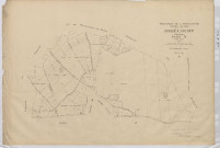 Plan du cadastre rénové - Hypercourt (Omiécourt) : section X