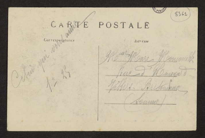 CIRCUIT DE PICARDIE. GRAND PRIX DE L'A.C.F. 1913. LE GUINNESS SUR VOITURE SUBEANM